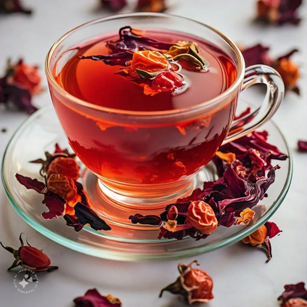 Hibiscus and Rose Hip herbal Tea