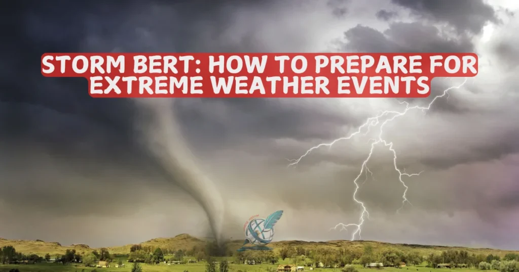 Storm Bert: How to Prepare for Extreme Weather Events