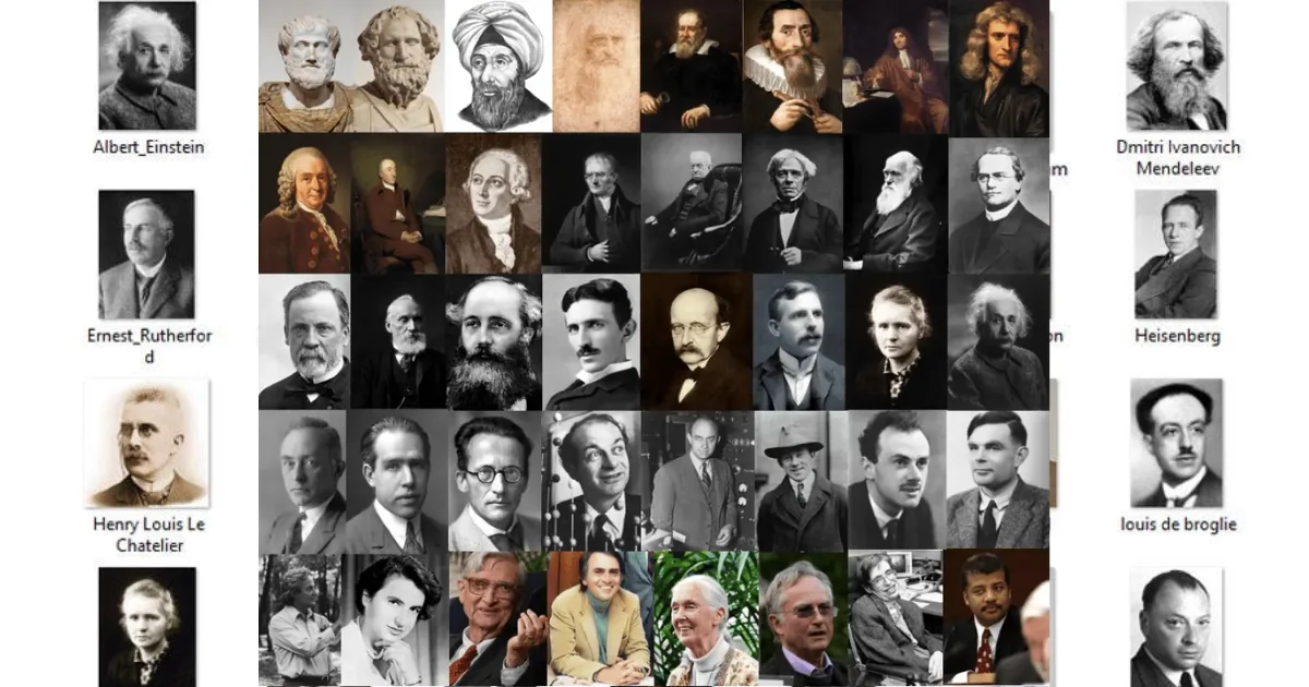 The Best Scientists in History from All Fields